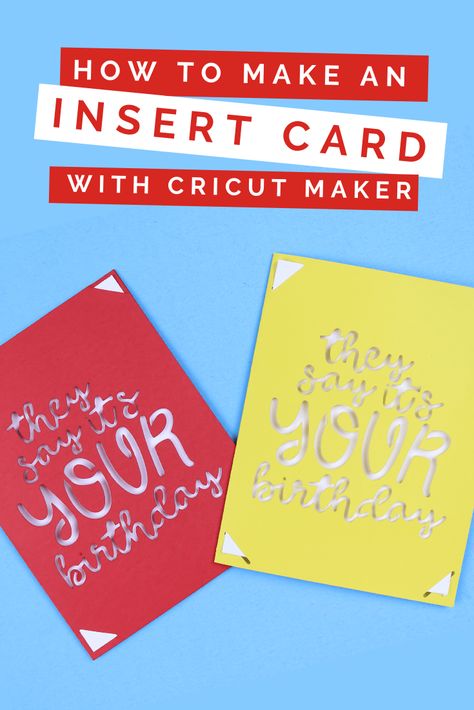 HOW TO MAKE A CRICUT INSERT CARD WITH A MAKER Crafts Mad in Crafts Crafts Cricut, Party Decor Ideas, Cricut Birthday, Cricut Cards, Recycled Projects, Birthday Svg, Cricut Craft Room, Diy Cricut, Vinyl Paper