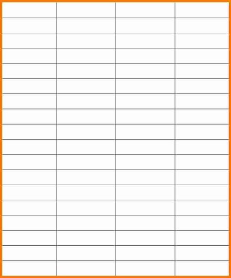 Blank Spreadsheet Template Printable | Shooters Journal Table Template Aesthetic, Blank Spreadsheet, Column Chart, Free Spreadsheets, Table Template, Column Table, Bill Template, Bookkeeping Templates, Printable Chart