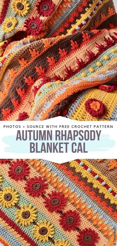 Fireside Blanket Crochet, Multi Stitch Crochet Blanket, Fall Crochet Blanket, Crochet Blanket Ideas, Cal Crochet, Crochet Autumn, Autumn Crochet, Fall Crochet, Fall Crochet Patterns