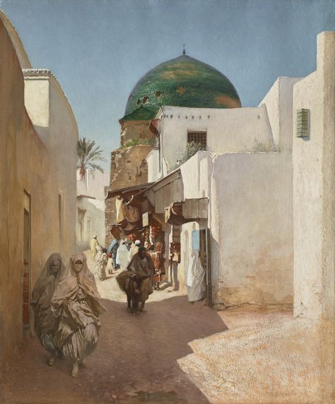 Rubens Santoro - Galerie Ary Jan Damascus Syria, Arabian Art, Islamic Caligraphy, Islamic Culture, Realism Painting, European Paintings, Islamic Paintings, Eastern Art, Arabic Art