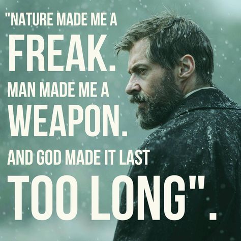 Logan - 2017 Logan Quotes, Top Hollywood Actors, Logan Lee, Logan 2017, Wolverine Movie, Wolverine Comic, Marvel Facts, Wolverine Hugh Jackman, The Penthouse