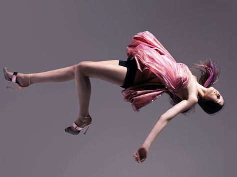 Pierre Debusschere, Yumi Lambert, Dazed Confused, Levitation Photography, Age Of Aquarius, Dazed And Confused, Body Poses, Anatomy Reference, Action Poses