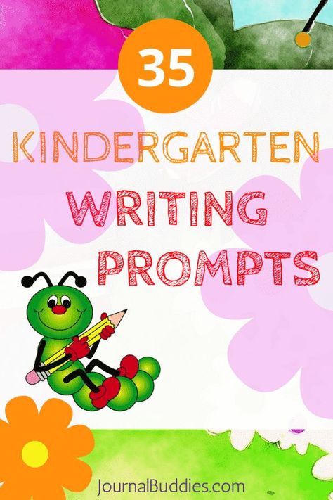 Writing Prompts Kindergarten, Kindergarten Journals, Kindergarten Writing Activities, Free Writing Prompts, Journal Prompts For Kids, Kindergarten Writing Prompts, Prompts Writing, Journal Topics, Writing Prompts For Kids