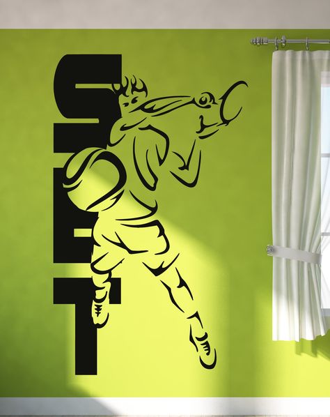 Tennis Bedroom, Gym Space, Break Point, Sport Decor, Tennis Set, Motivational Quotes Wallpaper, Slogan Design, Sports Room, Sports Decorations