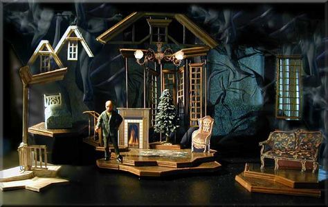 Richard Finkelstein, Christmas In Wales, Candy Room, Stage Designer, Set Design Theatre, Stage Set Design, Theatre Design, Theatre Set, Scene Design