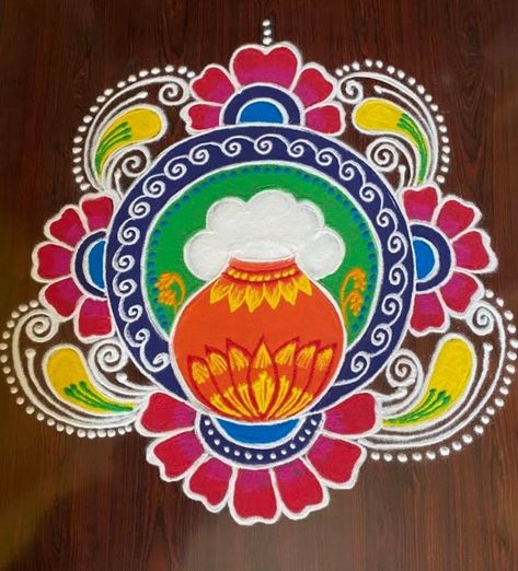 Theme Rangoli Designs, Theme Rangoli Designs For Competition, Theme Rangoli, Bhogi Muggulu, Sankranti Muggulu, Sankranthi Rangoli, Colour Kolam, Kolam Dots, Pongal Rangoli