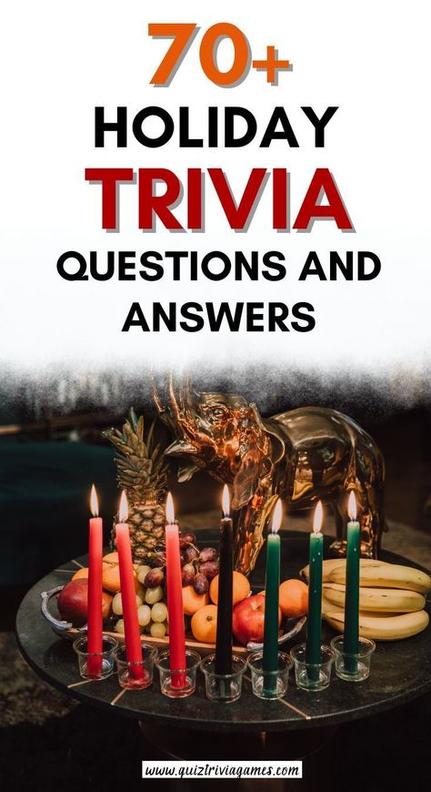 How much do you know about the holidays? It's time to test your knowledge! holidays trivia questions and answers, trivia questions about the holidays, christmas trivia, holidays trivia, quiz questions about the holidays, holidays quiz questions and answers What Is Hanukkah, Thanksgiving In Canada, Friends Thanksgiving Episodes, Holiday Quiz, Holiday Trivia, Christmas Trivia Questions, Trivia Quiz Questions, Holiday Facts, Christmas History