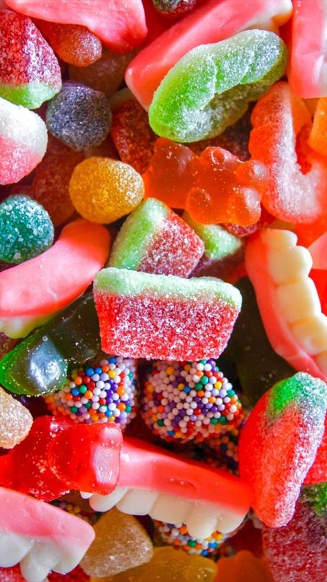 Candy Photography, Whatsapp Wallpaper Cute, Download Wallpaper Hd, Yummy Ice Cream, Sleepover Food, Junk Food Snacks, Fruit Wallpaper, Cute Snacks, Food Wallpaper