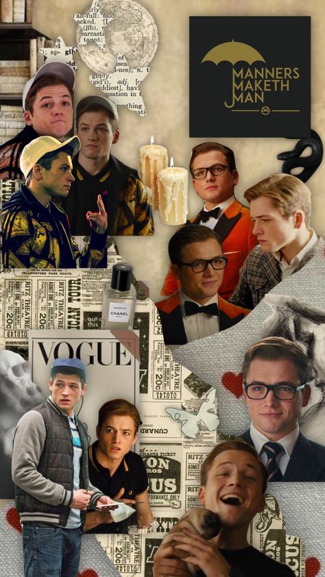 mr egerton #taronegerton #taronegertoncollage #eggsyunwin #kingsmanshuffle #kingsmanmovie #kingsman #movie #movieaesthetic #moviemoodboard #collage #aesthetic Eggsy Unwin Wallpaper, Kingsman Aesthetic Wallpaper, Eggsy Kingsman Wallpaper, Kingsmen Aesthetic, Kingsmen Movie, Taron Egerton Wallpaper, Kingsman Wallpaper, Kingsman Aesthetic, Kingsman 1