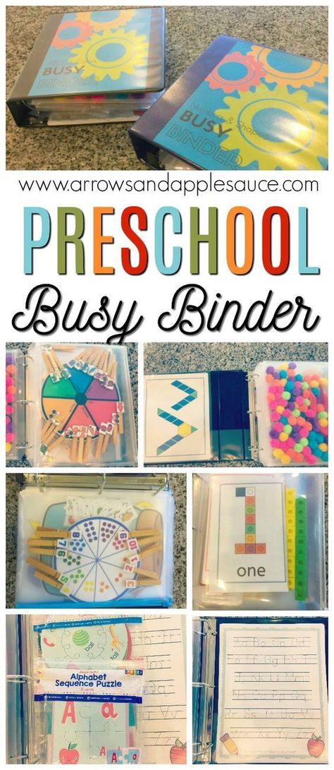 Preschool Busy Binder, Binder School, Preschool Binder, Busy Binder, Preschool Curriculum, E Mc2, Preschool At Home, Preschool Lessons, Toddler Learning Activities