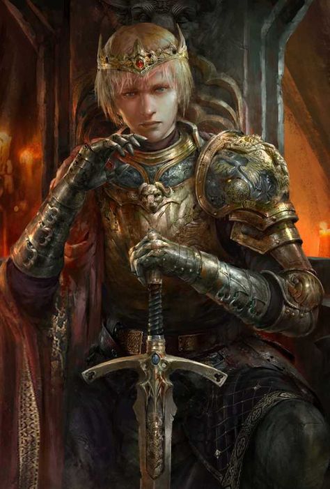 Pathfinder: Kingmaker - assorted portraits - Imgur Warrior King, Heroic Fantasy, 다크 판타지, Knight Art, King Art, Fantasy Male, Wow Art, Fantasy Armor, High Fantasy