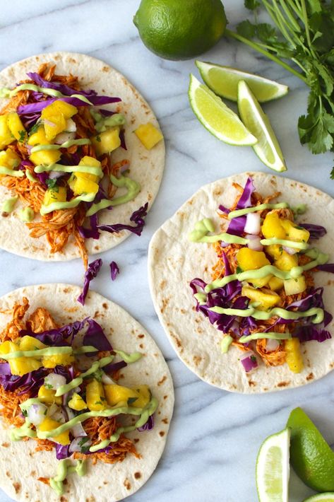 Chicken Tacos With Pineapple Salsa, Tacos With Pineapple Salsa, Tacos With Pineapple, Zesty Chicken, Preppy Life, Pineapple Chicken, Pineapple Salsa, Preppy Girls, Cabbage Slaw