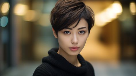 23 Short Hairstyles: Top Trend Inspiration for Japanese Women Korean Short Hair Pixie, Short Asian Hairstyles For Women, Short Hairstyle Women Japanese, Asian Women Short Hair, Japanese Pixie Haircut, Asian Hairstyles Short, Asian Pixie Haircut, Short Hairstyle Women Asian, Cute Japanese Hairstyles Short