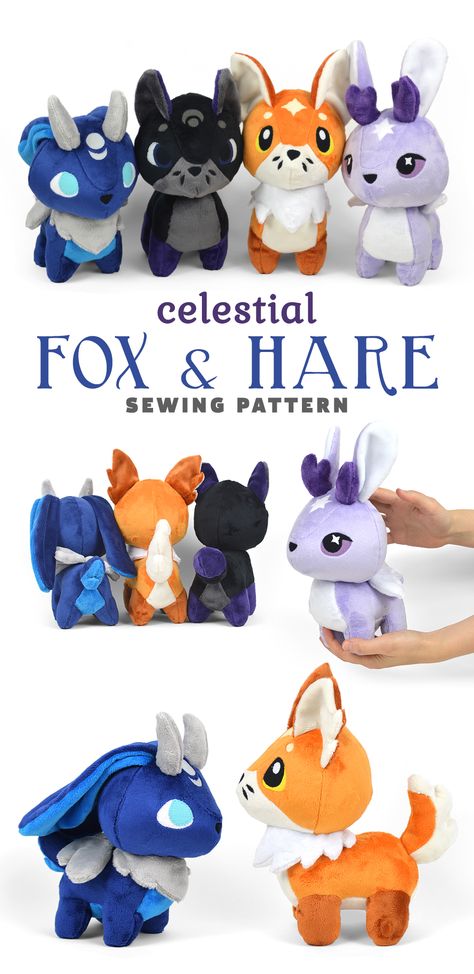 Choly Knight, Kids Sewing Kit, Diy Tricot, Animal Sewing Patterns, Plushie Patterns, Sewing Stuffed Animals, Trendy Sewing, Sewing Projects For Kids, Plush Pattern