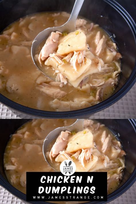 Chicken And Dumplings Using Rotisserie, Rotisserie Chicken Dumplings, Chicken And Dumplings With Rotisserie, Rotisserie Chicken And Dumplings, Homemade Dumplings Recipe, Chicken N Dumplings, Rotisserie Chicken Recipe, Costco Rotisserie Chicken, Cooking Whole Chicken