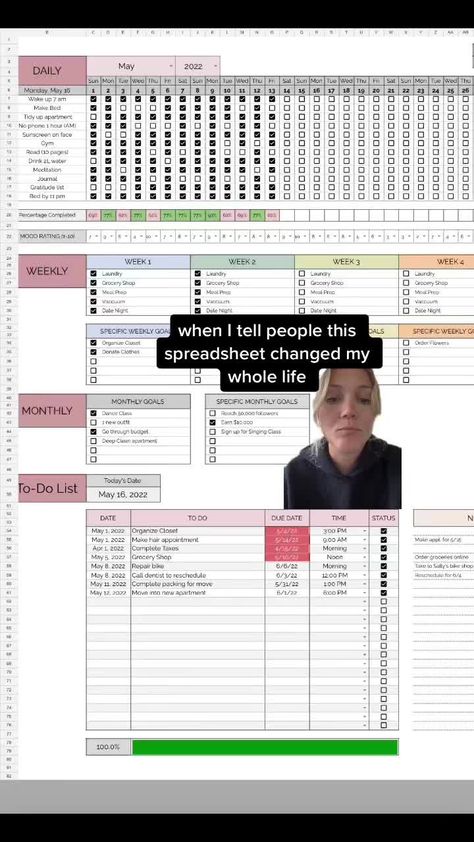 Excel Life Planner, School Spreadsheet, Productivity Spreadsheet, Excel Spreadsheets Design, Finance Girly, Spreadsheet Design, Microsoft Excel Tutorial, Excel Tutorials, Budget Spreadsheet