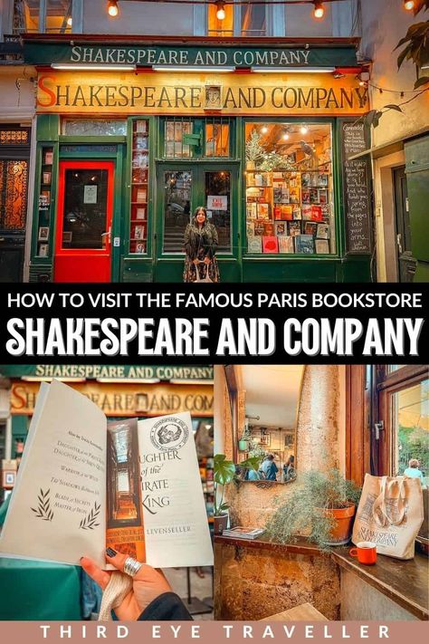 How to visit Shakespeare and Company Bookshop Paris Shakespeare And Company Paris, Best Cafes In Paris, Paris Trip Planning, French Basics, Shakespeare And Company, Paris Travel Tips, Paris Travel Guide, Paris Cafe, I Love Paris