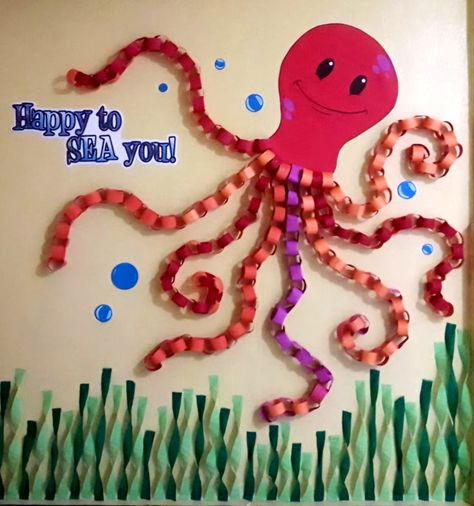 Scuba Vbs, Ocean Theme Classroom, Easter Decorations For Church, Ocean Birthday Party, Jellyfish Craft, Mermaid Birthday Party Decorations, Vbs Themes, Bible School Crafts, Sea Birthday Party