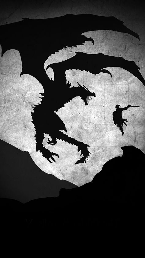 Skyrim Dragon Illustration Art Bw #iPhone #6 #wallpaper Skyrim Wallpaper Iphone, Dragon Illustration Art, Skyrim Tattoo, Skyrim Wallpaper, Skyrim Dragon, Skyrim Art, Elder Scrolls Art, Owl Photography, Elder Scrolls Skyrim