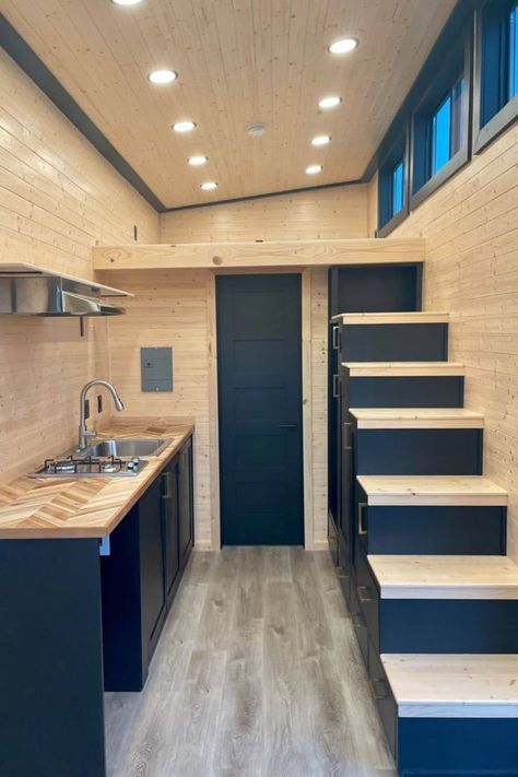 Shed Tiny Home Floor Plans, 8x20 Tiny House On Wheels Floor Plans, Tiny Home On Wheels Exterior, Tiny Home With Loft Floor Plans, Small Tiny House On Wheels, Tiny Home Loft Ideas, Tiny Home Floorplan Loft, Tiny Home On Wheels Floor Plans, 10x16 Tiny House Floor Plans