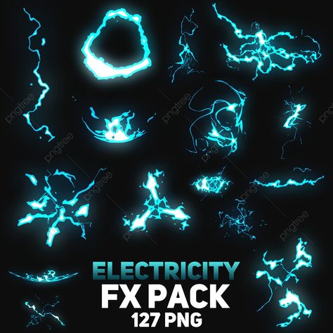 Electricity Art, Lightning Art, Png Pack, Elemental Powers, Super Powers Art, Magic Design, Concept Art Drawing, Digital Painting Tutorials, Dessin Adorable