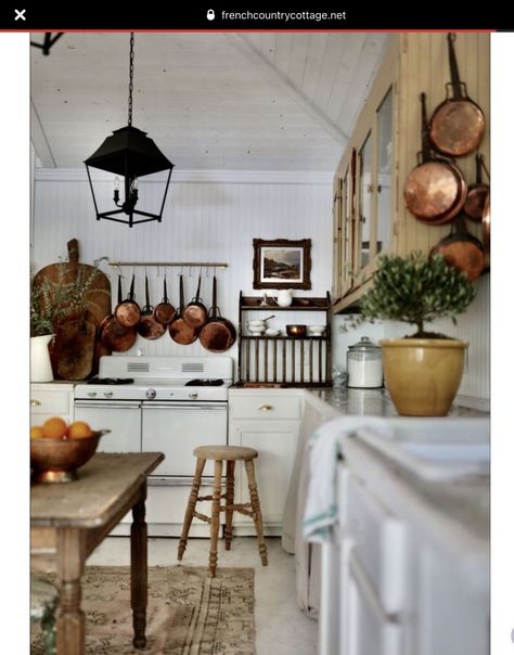 Explore the latest home color trends In 2024 in 2024 | Dark liv Farmhouse Sink Island, Rustic French Country Kitchen, Dream Scenario, Cottage Details, Euro Trash, Kitchen Refresh, Kitchen Renovations, Homeward Bound, English Cottage Style