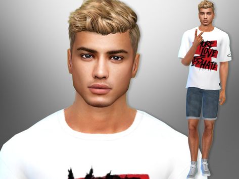 Sims Videos, Sims 4 Men Clothing, Sims 4 Hair Male, Mod Hair, The Sims 4 Skin, The Sims 4 Pc, Pelo Sims, Sims 4 Cc Skin, Sims 4 Downloads