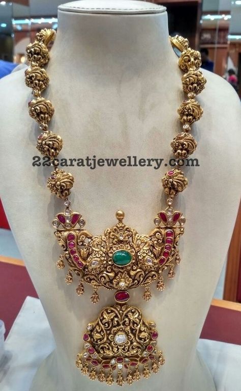 New Jewellery Designs, Antique Necklaces Design, Antique Gold Jewelry Indian, Gold Necklace Indian Bridal Jewelry, Antique Bridal Jewelry, Gold Jewelry Stores, Antique Jewelry Indian, Wedding Jewellery Collection, Black Beaded Jewelry