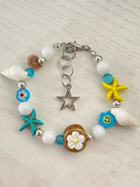 From our Coconut-Girl Collection🌺🥥 let your summer style sizzle with the Piedra Acuática Bracelet! This sweet little accessory blends clay beads, glass seed beads, stone beads and cat eye stone beads for a truly tropical look. Features a stainless steel lobster clasp, you can rock this coconut girl approved bracelet all summer long! 🌊🐚 Cat Eye Stone, Accesories Jewelry, Cats Eye Stone, Beaded Necklace Diy, Beach Tropical, Necklace Diy, Coconut Girl, Eye Stone, Glass Seed Beads