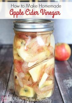 Apple Cider Vinegar Homemade, Homemade Apple Cider Vinegar, Make Apple Cider Vinegar, Apple Cider Vinegar Recipes, Apple Cider Vinegar Remedies, Flea Shampoo, Homemade Apple Cider, Apple Cider Vinegar Drink, Fermentation Recipes