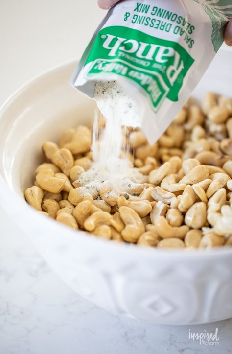 Ranch Peanuts Recipe, Microwave Cooking Recipes, Seasoned Nuts, Cashew Recipes, Homemade Mustard, Mustard Recipe, Peanut Recipes, Roasted Cashews, Nut Recipes