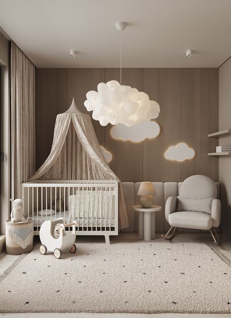 Сhildren's Room Interior Design, Nursery 3D Rendering, Custom Rendering, Realistic Visualization Rendering, 3D Architectural Rendering - Etsy Modern Nursery Room Design, Nursery Ideas Organic Modern, Big Nursery Ideas, Nursery Aesthetic Boy, Modern Baby Boy Nursery Room Ideas, Neutral Color Nursery Ideas, Modern Baby Room Ideas, Nursing Room Design, Simple Baby Room Ideas