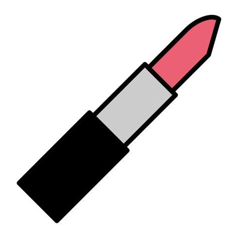 Lipstick vector icon Cosmetics Illustration, Chinese New Year Design, Makeup Drawing, Blur Background In Photoshop, Baby Drawing, Happy Birthday Sister, Beauty Icons, Pattern Drawing, Diy Paper