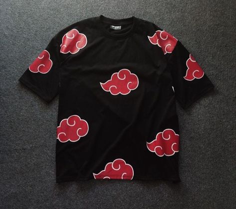 Akatsuki Shirt, Polo Oversize, Street Style Outfits Men, Clothes Aesthetic, Anime Artwork, Street Style Outfit, Shirt Outfit, Naruto, Street Style