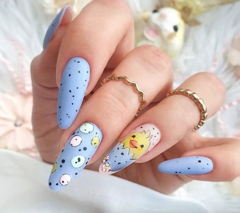 Nail Art Pastel, Easter Nail Ideas, Easter Nail Art Designs, April Nails, Easter Nail Designs, Easter Nail, Easter Nail Art, Fake Nails With Glue, Style Nails