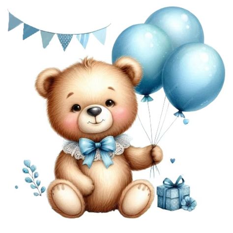 Premium PSD | A teddy bear with a bow and blue balloons Bear With Balloons, Blue Bear, Teddy Bear With Balloons, Teddy Bear Birthday Theme, Teddy Bear Hug, Baby Boy Decorations, Blue Teddy Bear, Teddy Bear Birthday, Mehndi Designs For Girls