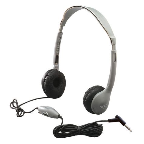 SchoolMate™ On-Ear Stereo Headphone with Leatherette Cushions and in-line Volume - The Home Classroom | EAI Education Apple Headphone, Headphones Design, Adjustable Headband, Wired Headphones, Stereo Headphones, Adapter Plug, Audio Equipment, Earmuffs, Beats Headphones