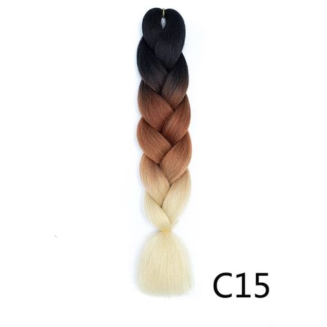 100G 24Inch Synthetic Ombre Braiding Hair Crochet Twist Jumbo Braid Hair Extension Pre Stretched White Women Pink Purple Brown _ - AliExpress Mobile Micro Knotless Braids, Micro Knotless, Braiding Hair Colors, Jumbo Braiding Hair, Braiding Hair Extensions, Crochet Twist, Jumbo Braids, Braided Wig, Braid In Hair Extensions