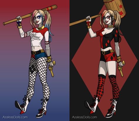 Harley Quinn Costume Original, Harley Quinn Original, Azaleas Dolls, Margot Robbie Harley Quinn, Margot Robbie Harley, Magical Dress, Harley Quinn Comic, Harley Quinn Costume, The Originals Characters