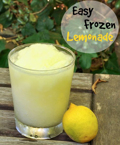 What is better on a hot summer day than a nice cold glass of Lemonade? A Frozen Lemonade Slushie, of course! This is a really easy recipe to get an awesome glass of frozen lemonade slush! Lemonade Slushie Recipe, Frozen Lemonade Pie, Lemonade Slushie, Lemon Slush, Frozen Strawberry Lemonade Recipe, Lemonade Slush, Easy Lemonade Recipe, Frozen Strawberry Lemonade, Lemonade Slushies