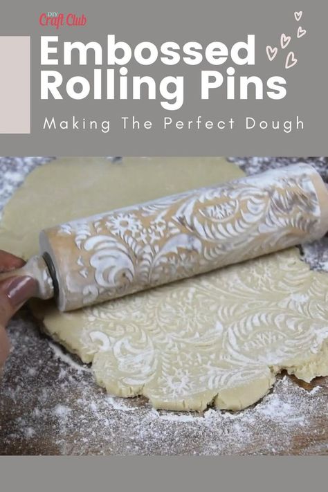 Embossing Rolling Pin, Embossed Sugar Cookies, Cookie Recipe For Embossed Rolling Pin, Southern Baking, Molded Cookies, Stamped Cookies, Decorative Desserts, Embossed Cookies, Bread Designs