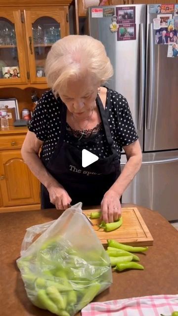 Daniel Zwicke on Instagram: "Nonna Makes Italian Peppers 
Credit @thespicynonna
aka Banana Peppers 

Do You Like Them ? 

#nonna #ITALIAN #Peppers" Recipe For Banana Peppers, Banana Pepper Recipe, Italian Peppers, Roast Peppers, Recipes With Banana Peppers, Roasted Banana, Long Pepper, Italian Roast, Banana Peppers