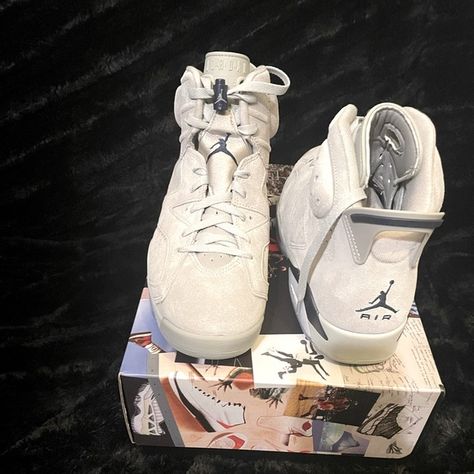 COPY - AIR JORDAN 6 RETRO!!! Georgetown Everything brand new Basketball Championship, Georgetown Hoyas, Air Jordan 6 Retro, Navy Accents, Jordan 6 Retro, Unc Tarheels, Air Jordan 6, Team Uniforms, Tar Heels