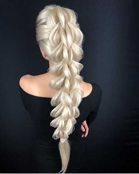 We adore this beautifully executed 3D pulled through #braid by super master @ufirami 😍😍😍 #braidstyles #ashblonde #dutchbraid #updo #upstyle… Pool Hairstyle Ideas Black, Short Blonde Pixie, Fishtail Braids, Pool Hairstyle Ideas, Pull Through Braid, Pixie Haircut For Thick Hair, Pool Hairstyles, Fancy Hairstyles, Haircut For Thick Hair