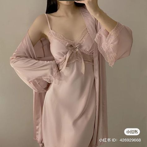 Night Gown Aesthetic, Twilight Shifting, Cute Night Outfits, Clothes Sleep, Nighty Night Dress, Gown Aesthetic, Women Nightwear Dresses, Night Gown Dress, Dangerous Love