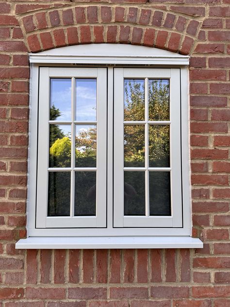 Georgian Windows, Affordable Windows, Brick Exterior, French Doors Patio, Brick Exterior House, Windows Exterior, Exterior House, Exterior Brick, French Doors