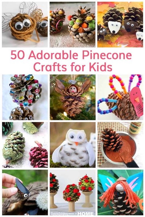 Dough Leaves, Rainbow Salt, Cardboard Tube Crafts, Pinecone Crafts, Preschool Fall, Acorn Crafts, Fun Fall Crafts, Cones Crafts, Pine Cone Crafts