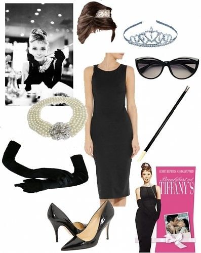 audreyhepburn Audrey Hepburn Tiffany Breakfast, Audrey Hepburn Breakfast At Tiffanys Halloween Costume, Coustomes Idea, Breakfast At Tiffanys Costume Ideas, Audrey Hepburn Halloween, Audrey Hepburn Halloween Costume, Holly Golightly Costume, Breakfast At Tiffany's Costume, Audrey Hepburn Costume