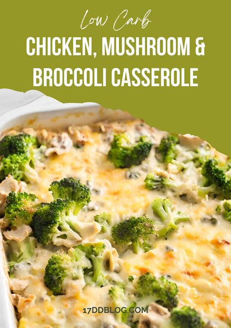 Chicken Mushroom Broccoli, Low Calorie Chicken Casserole, Recipes For Large Families, Low Calorie Casserole, Chicken Thigh Casserole, Broccoli Chicken Recipes, Chicken And Vegetable Casserole, Chicken Casserole Recipes Healthy, Healthy Chicken Casserole