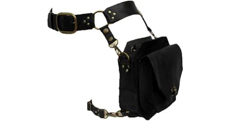 Renaissance Medieval Belt Satchel Pouch Bag Fanny Pack Gothic PU Leather Crossbody Messenger Bags Thigh Leg Hip Holster Purse Hiking Sport Chain Bags for Women Men Leg Strap Bag, Thigh Purse, Belt Satchel, Thigh Holster Bag, Hip Satchel, Steampunk Waist Bag, Fanny Pack Outfit, Leg Pouch, Holster Purse